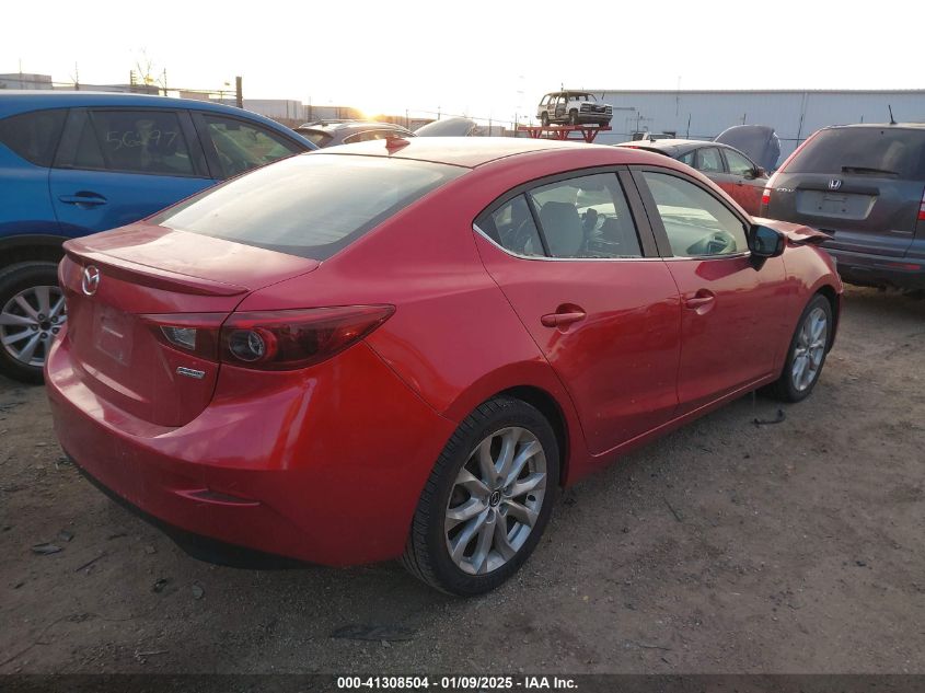 VIN JM1BM1W35E1122102 2014 MAZDA MAZDA3 no.4