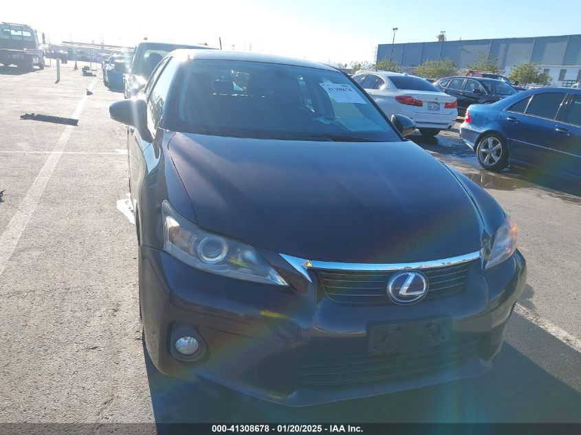 VIN JTHKD5BH1D2147644 2013 Lexus CT, 200H no.6