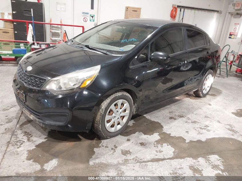 VIN KNADM4A37D6194905 2013 KIA RIO no.2