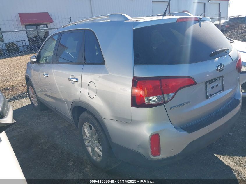 VIN 5XYKT4A78FG567031 2015 KIA SORENTO no.3