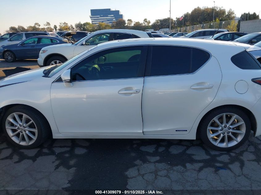 2013 Lexus Ct 200H VIN: JTHKD5BH1D2170289 Lot: 41309079