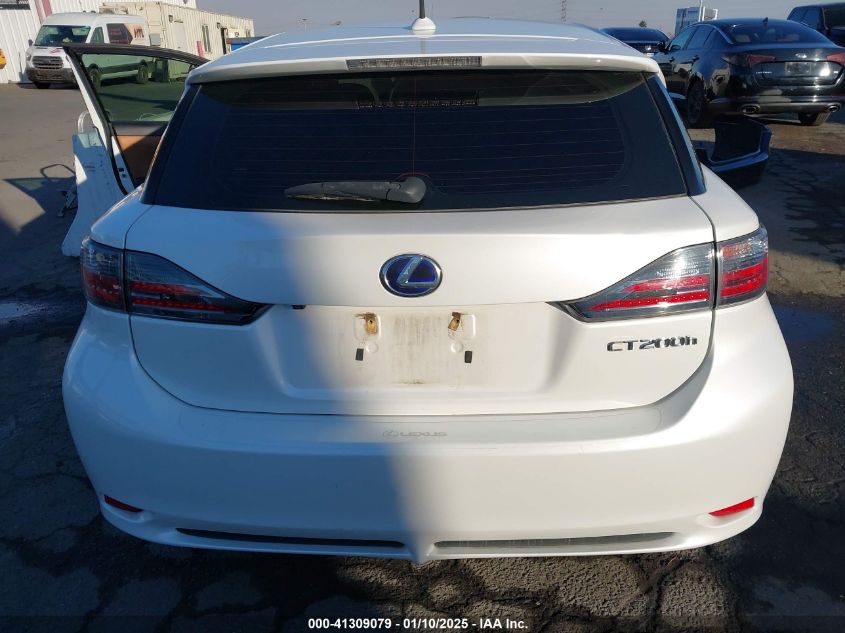 2013 Lexus Ct 200H VIN: JTHKD5BH1D2170289 Lot: 41309079