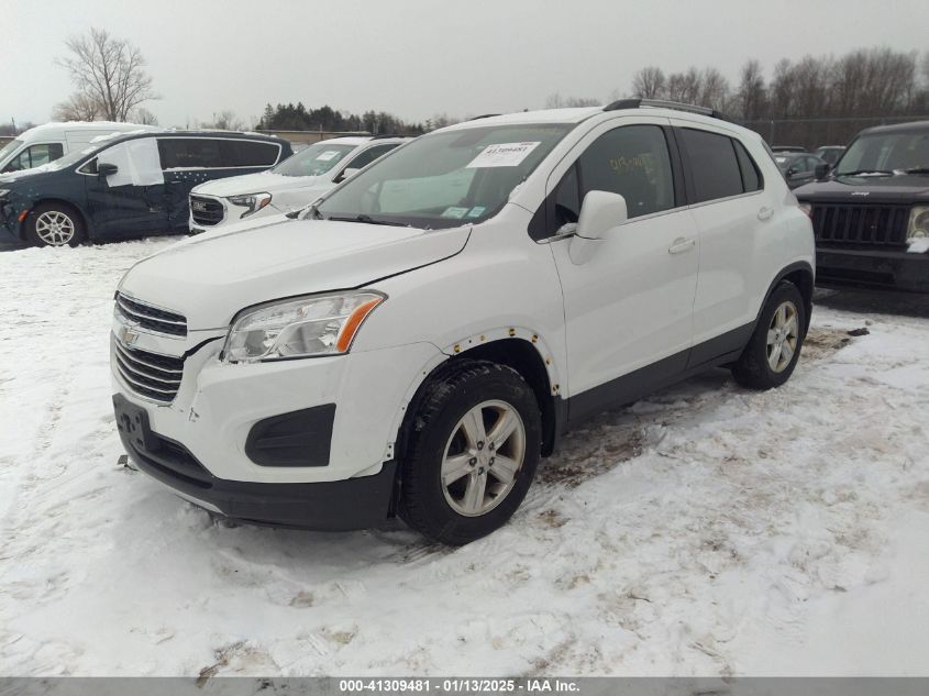 VIN KL7CJRSB6FB263472 2015 CHEVROLET TRAX no.2