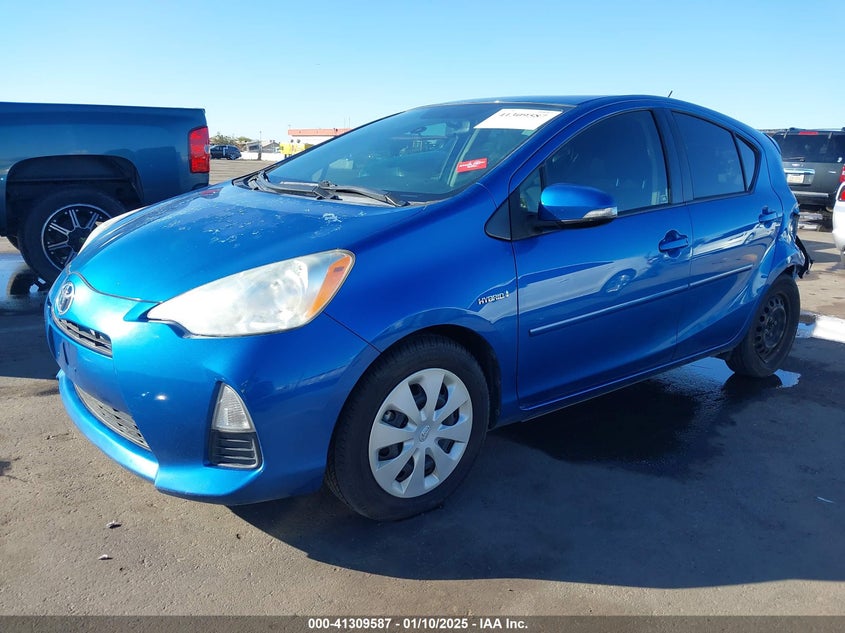 2012 TOYOTA PRIUS C VIN: JTDKDTB31C1023971