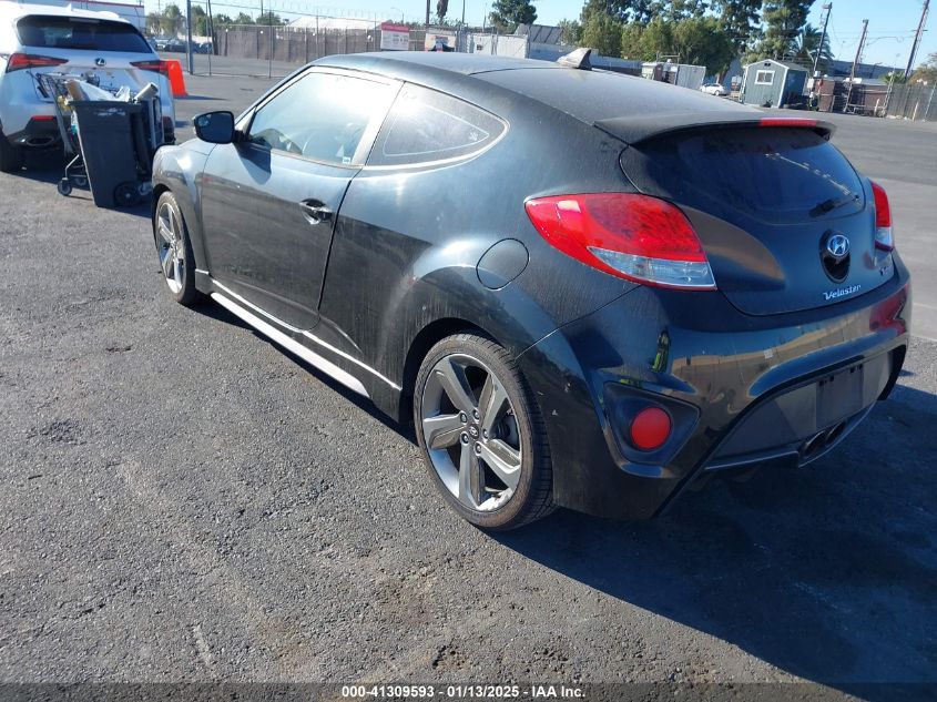 VIN KMHTC6AE3FU232168 2015 Hyundai Veloster, Turbo no.3