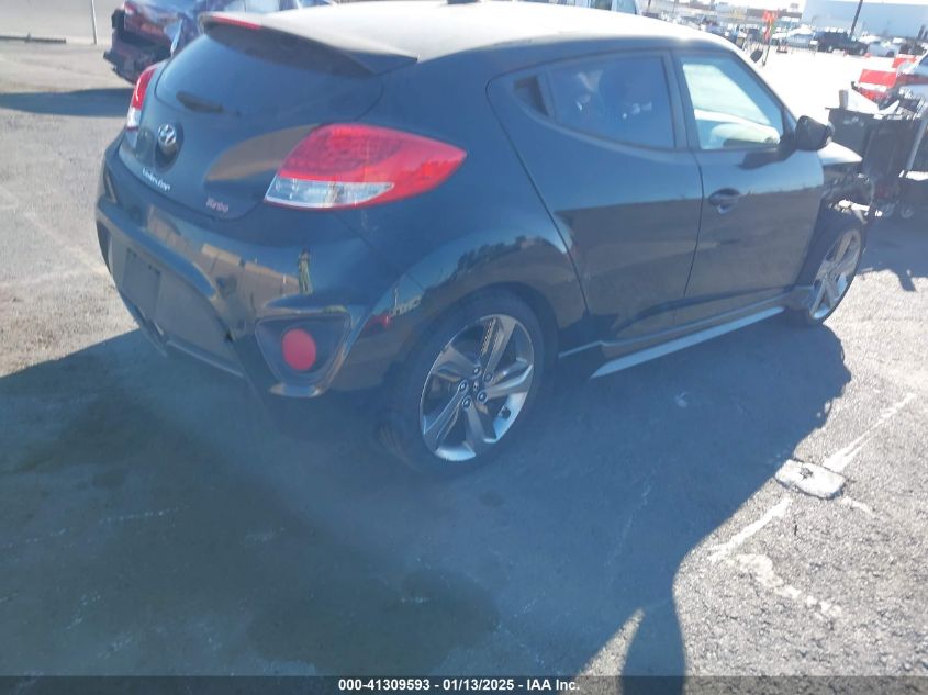 VIN KMHTC6AE3FU232168 2015 Hyundai Veloster, Turbo no.4