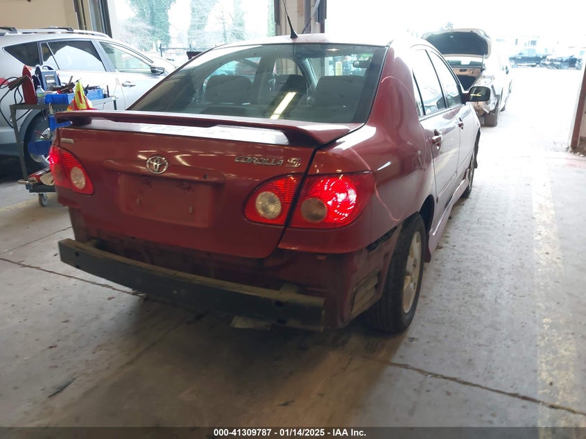 2008 TOYOTA COROLLA VIN: 1NXBR30EX8Z042302