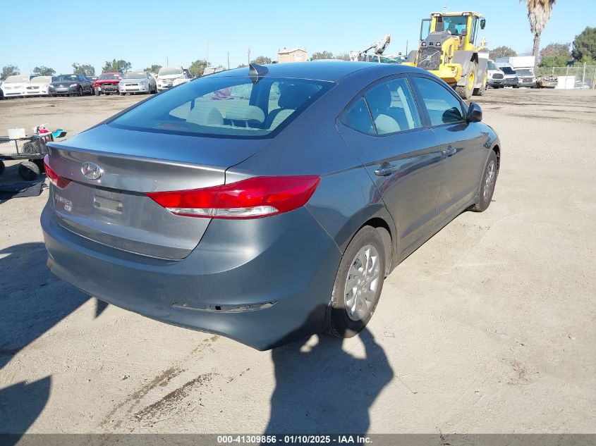 VIN KMHD74LF9HU421381 2017 HYUNDAI ELANTRA no.4