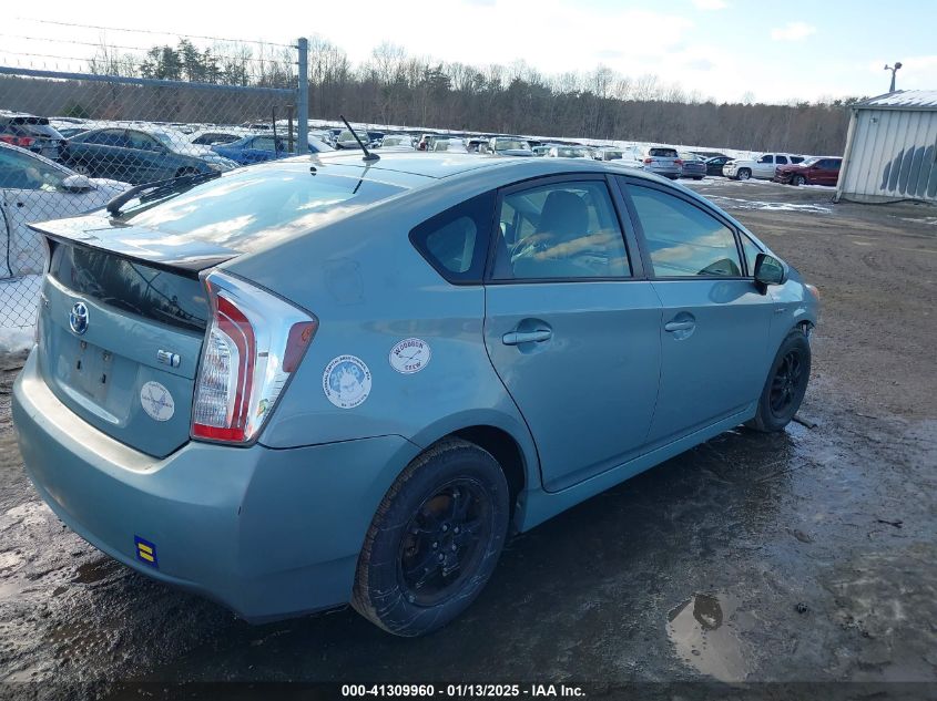 VIN JTDKN3DU2E1755919 2014 Toyota Prius, Two no.4