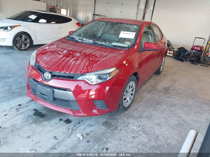 VIN 2T1BURHE6GC561689 2016 TOYOTA COROLLA no.2