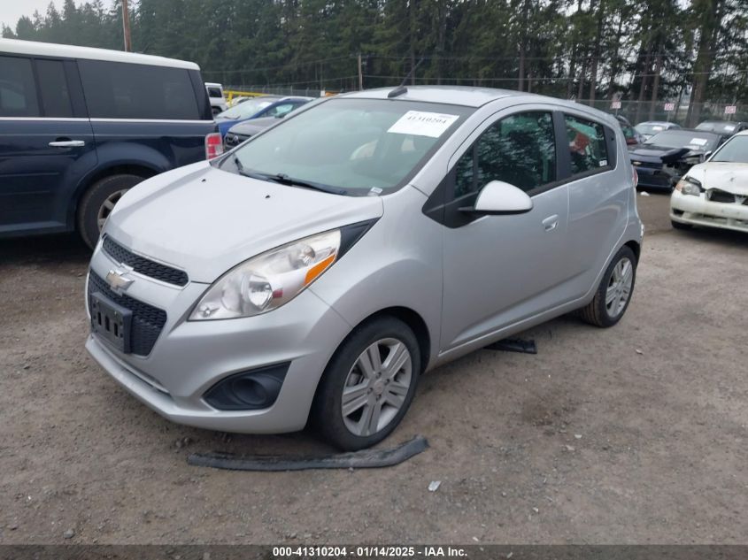 VIN KL8CD6S98EC561612 2014 CHEVROLET SPARK no.2