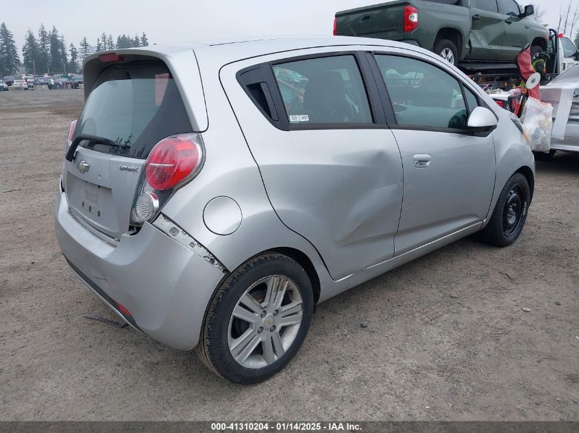 VIN KL8CD6S98EC561612 2014 CHEVROLET SPARK no.4