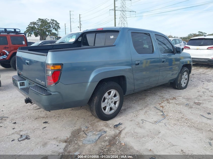 2006 HONDA RIDGELINE VIN: 2HJYK16466H520765