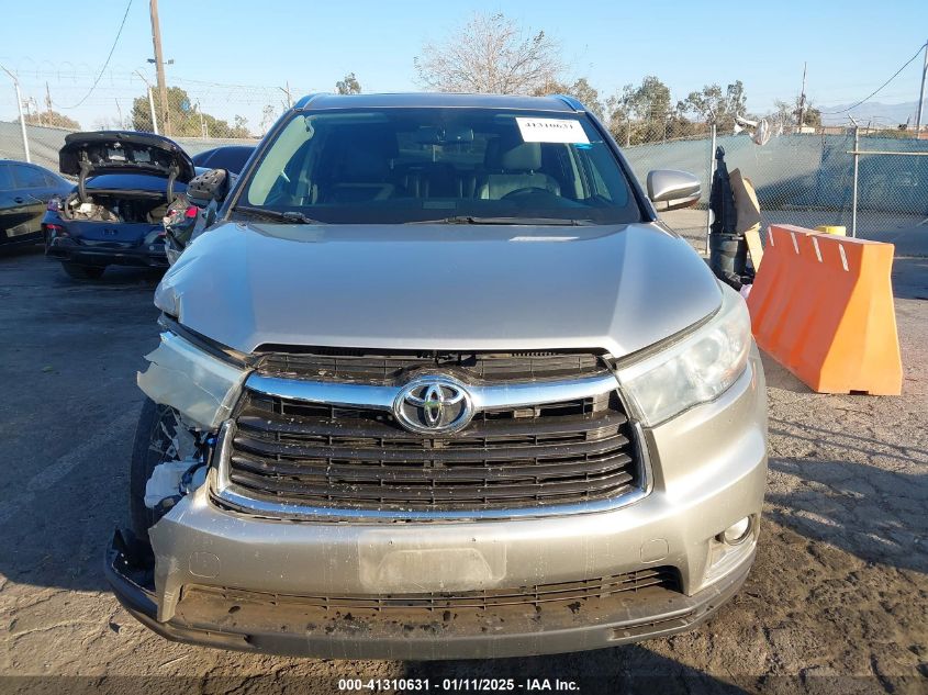 VIN 5TDDKRFH8ES061808 2014 Toyota Highlander no.12