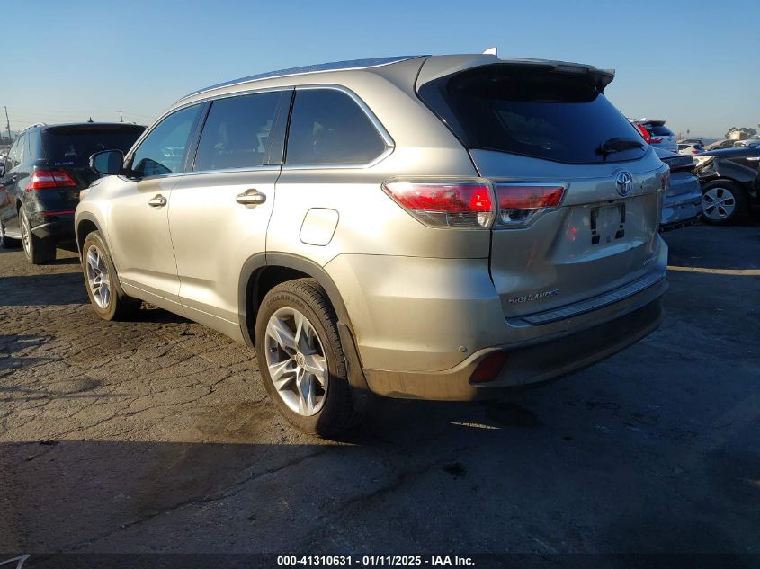 VIN 5TDDKRFH8ES061808 2014 Toyota Highlander no.3