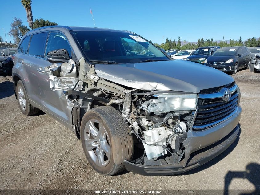 VIN 5TDDKRFH8ES061808 2014 Toyota Highlander no.1