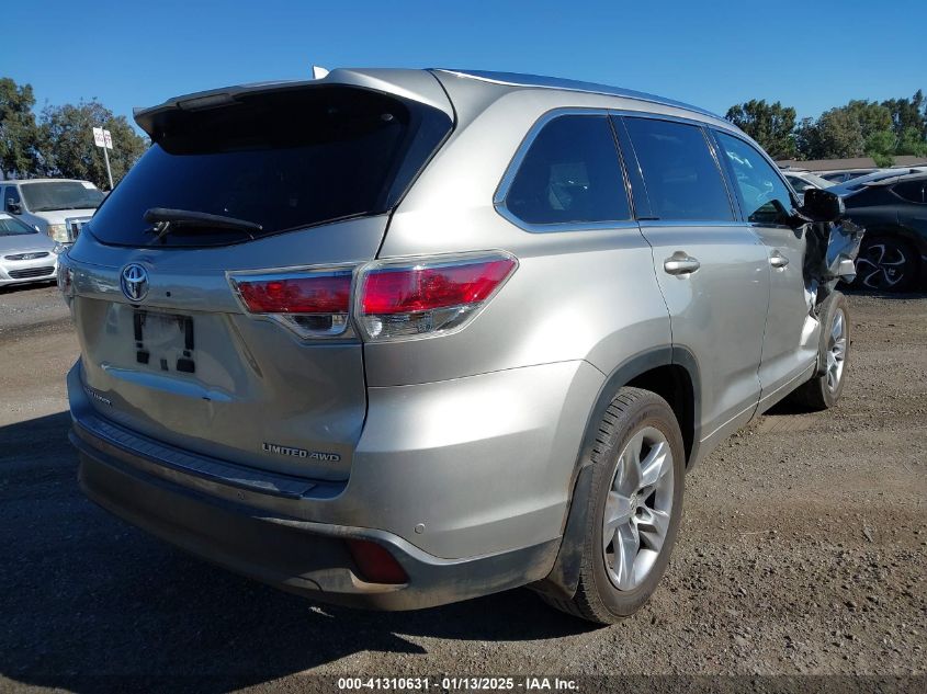 VIN 5TDDKRFH8ES061808 2014 Toyota Highlander no.4