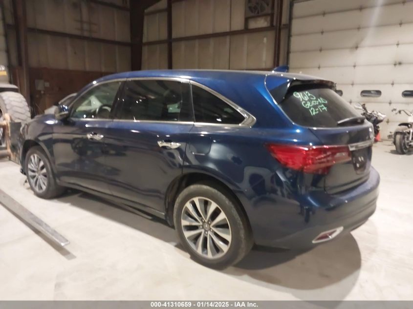 VIN 5FRYD4H48FB002870 2015 Acura MDX no.3