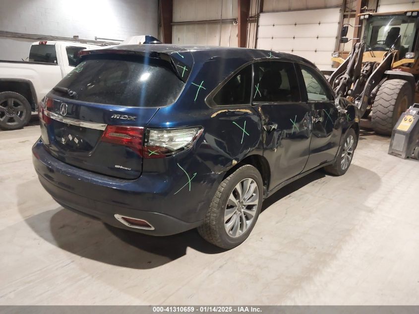 VIN 5FRYD4H48FB002870 2015 Acura MDX no.4