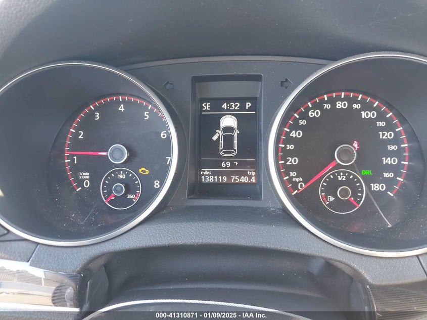 2012 VOLKSWAGEN GTI VIN: WVWHD7AJ4CW012502