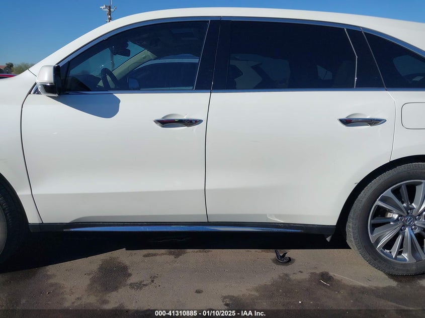 2017 ACURA MDX VIN: 5FRYD3H55HB010124