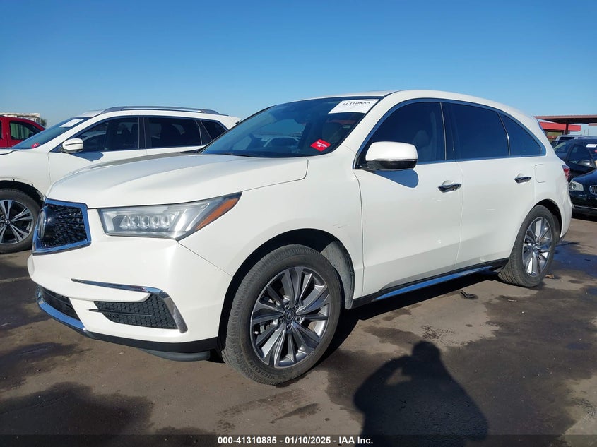 2017 ACURA MDX VIN: 5FRYD3H55HB010124