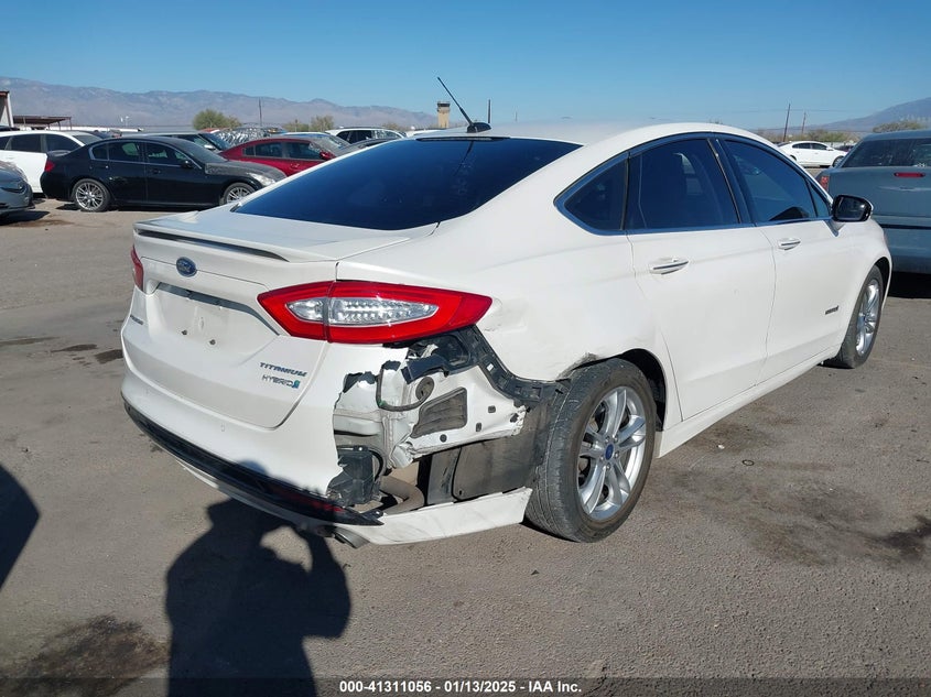 2016 FORD FUSION HYBRID VIN: 3FA6P0RU3GR157274