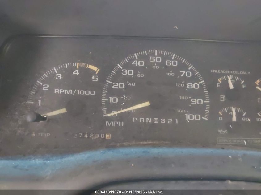 1995 Chevrolet Gmt-400 C1500 VIN: 1GCEC14K7SZ280531 Lot: 41311070