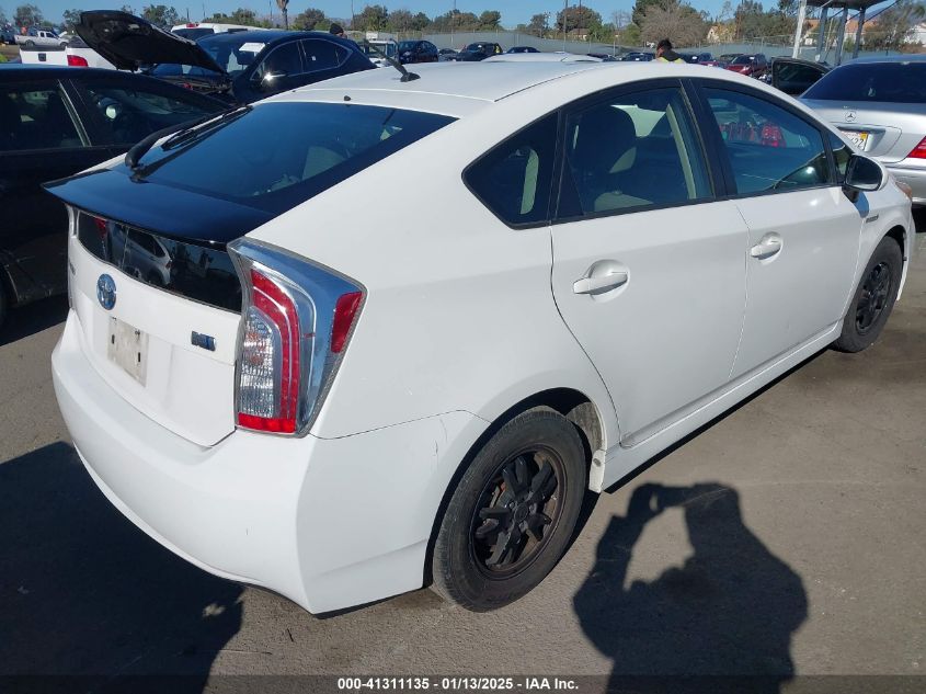 VIN JTDKN3DU1D5614914 2013 Toyota Prius, Two no.4