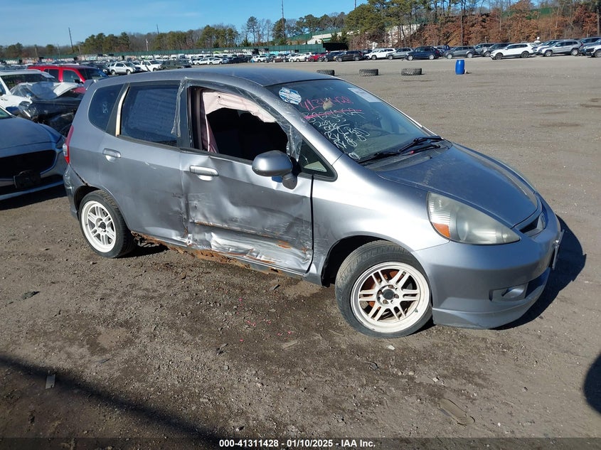 2008 HONDA FIT VIN: JHMGD38638S039967