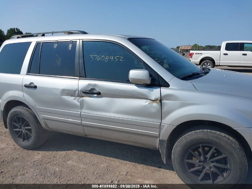 2004 Honda Pilot Ex-L VIN: 2HKYF18544H606482 Lot: 41311822