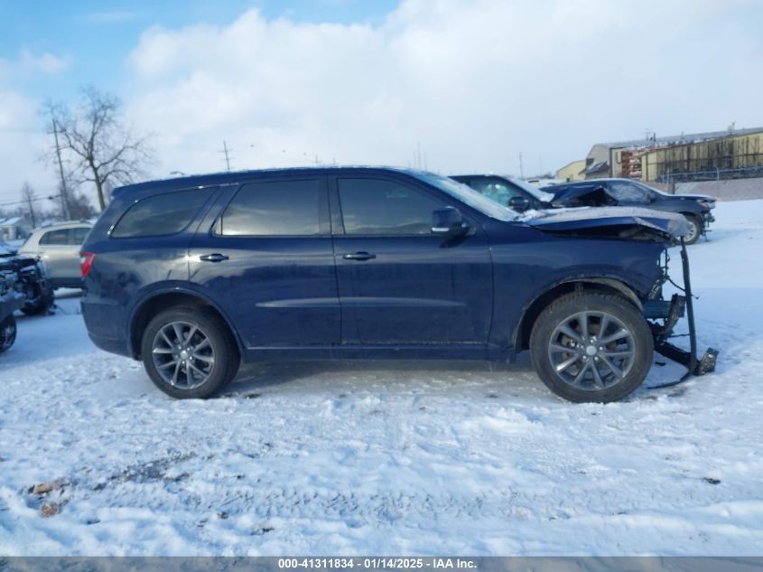 2018 Dodge Durango Gt Awd VIN: 1C4RDJDG1JC395542 Lot: 41311834