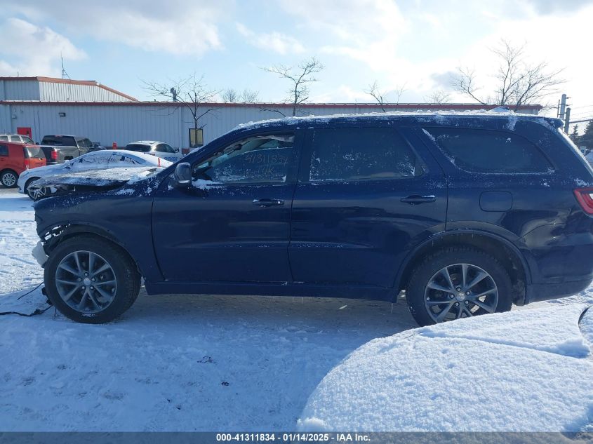 2018 Dodge Durango Gt Awd VIN: 1C4RDJDG1JC395542 Lot: 41311834