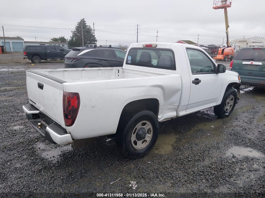 2010 CHEVROLET COLORADO VIN: 1GCHTBD98A8135308