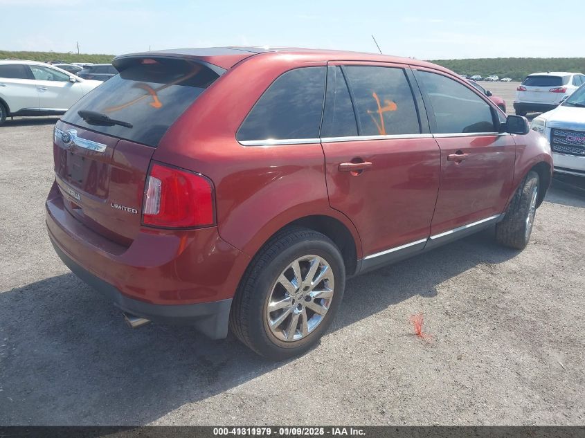 VIN 2FMDK3KCXEBA20665 2014 FORD EDGE no.4