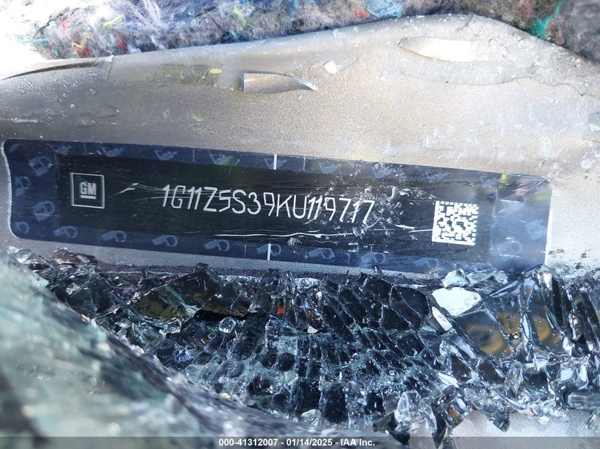 2019 CHEVROLET IMPALA LT - 1G11Z5S39KU119717