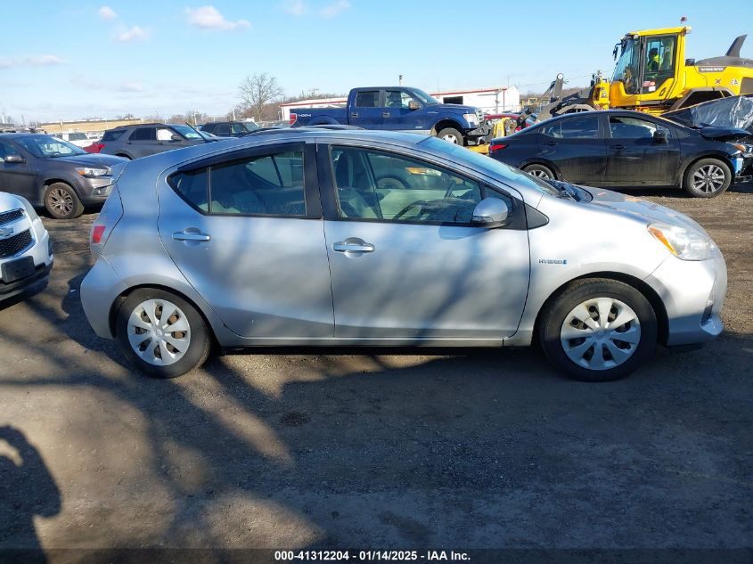 VIN JTDKDTB38E1564048 2014 TOYOTA PRIUS C no.13