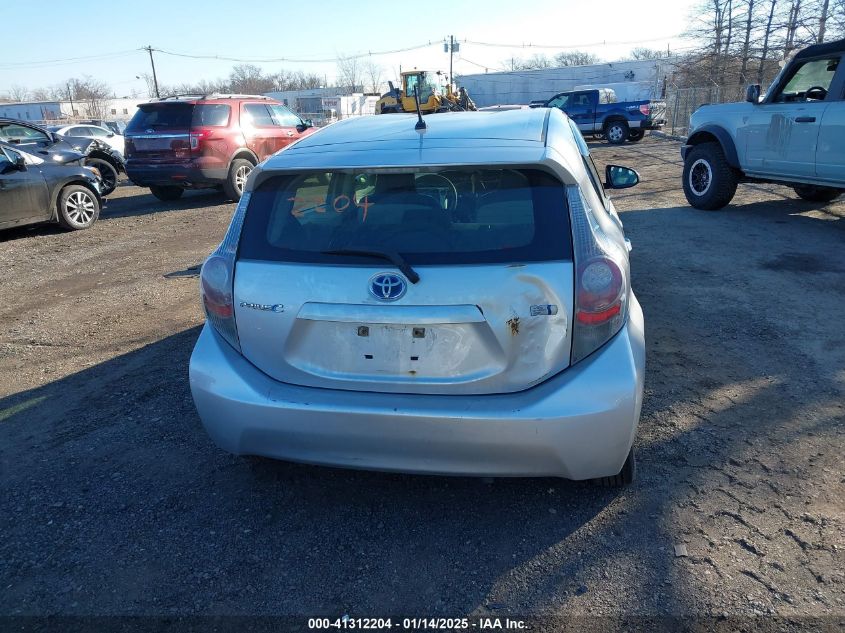 VIN JTDKDTB38E1564048 2014 TOYOTA PRIUS C no.16