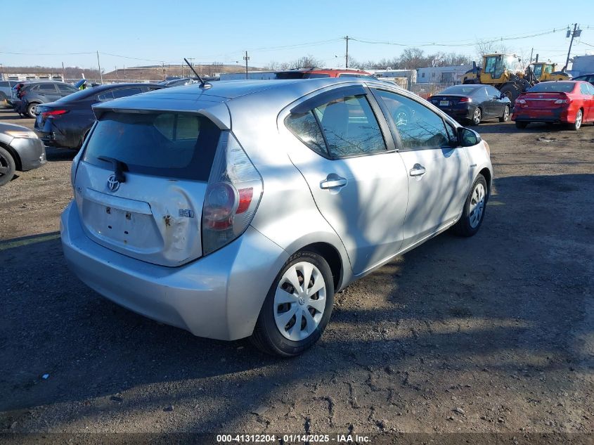 VIN JTDKDTB38E1564048 2014 TOYOTA PRIUS C no.4