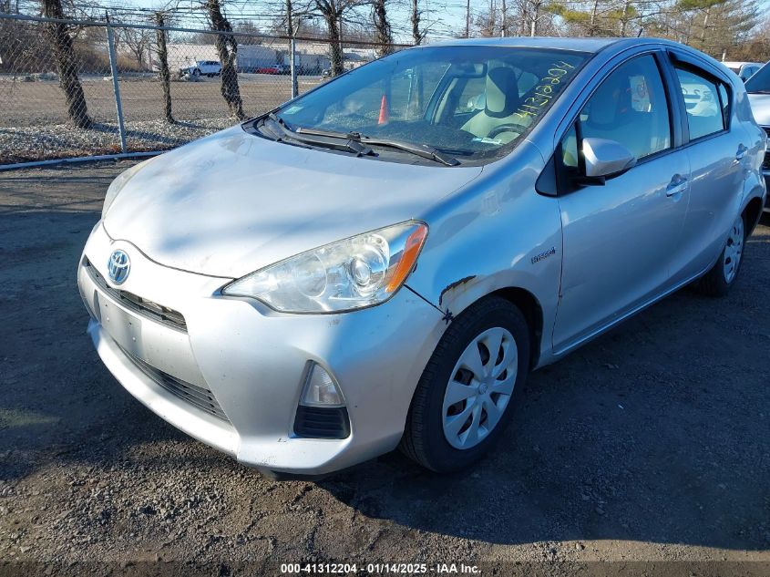 VIN JTDKDTB38E1564048 2014 TOYOTA PRIUS C no.6