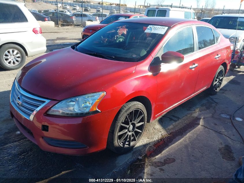 VIN 3N1AB7APXEY279623 2014 NISSAN SENTRA no.2