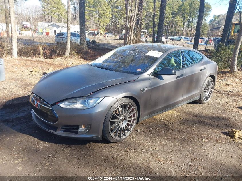 VIN 5YJSA1S14EFP29418 2014 TESLA MODEL S no.2