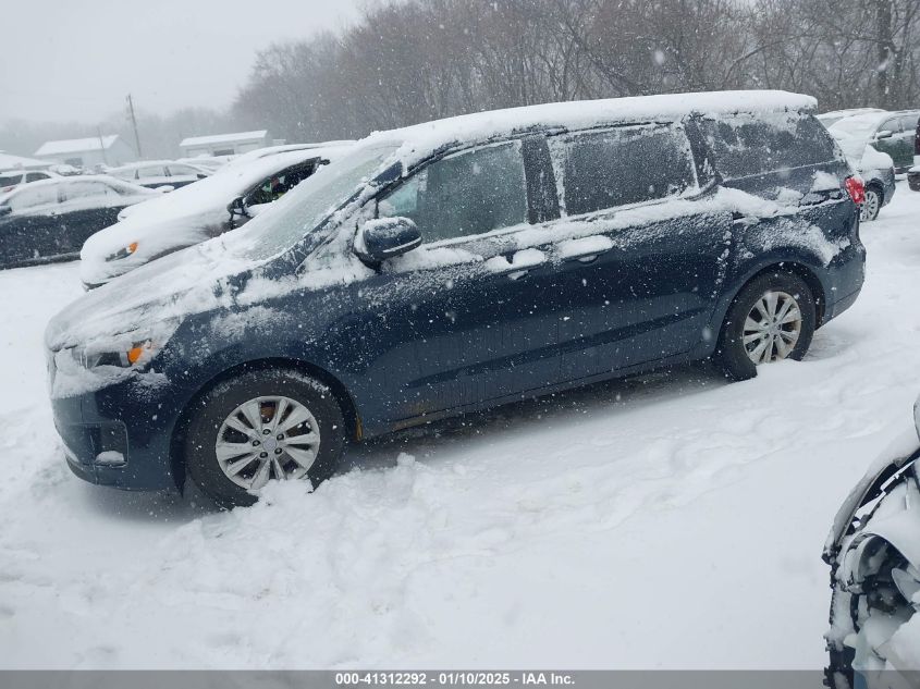 VIN KNDMB5C16G6148707 2016 KIA Sedona, LX no.2