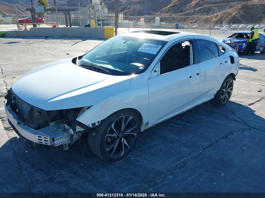 2018 HONDA CIVIC VIN: JHMFC1F31JX002100