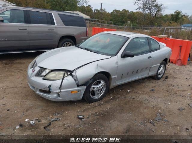 2003 Pontiac Sunfire silver coupe gasoline 1G2JB12F737162326 photo #3