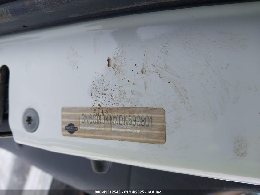 2013 Nissan Nv200 S VIN: 3N6CM0KNXDK690801 Lot: 41312543