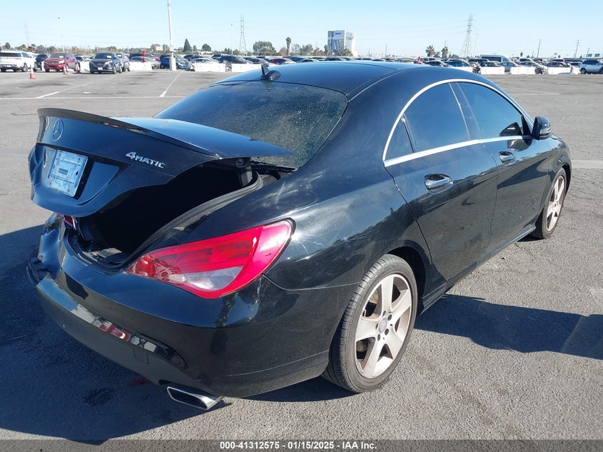 2016 MERCEDES-BENZ CLA 250 VIN: WDDSJ4GB9GN347141