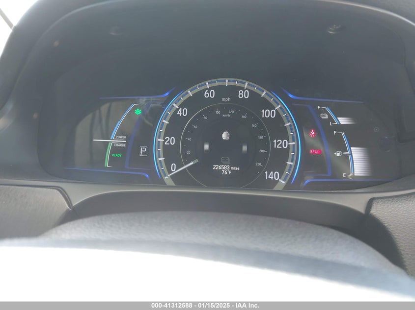 2015 HONDA ACCORD HYBRID VIN: 1HGCR6F55FA004767