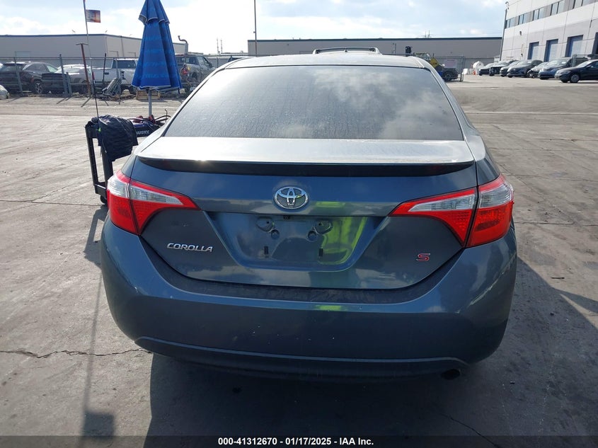 2016 TOYOTA COROLLA VIN: 5YFBURHE6GP422937