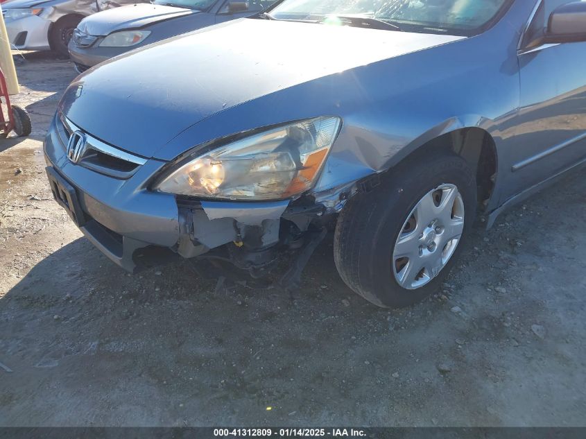 2007 Honda Accord 2.4 Lx VIN: 1HGCM56417A195735 Lot: 41312809